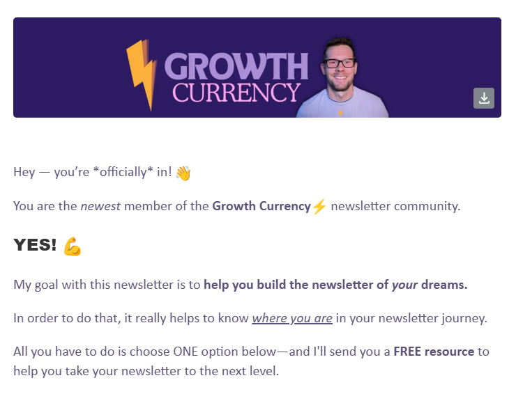 Newsletter_Welcome_Email_Poll_Example_Growth_Currency_4