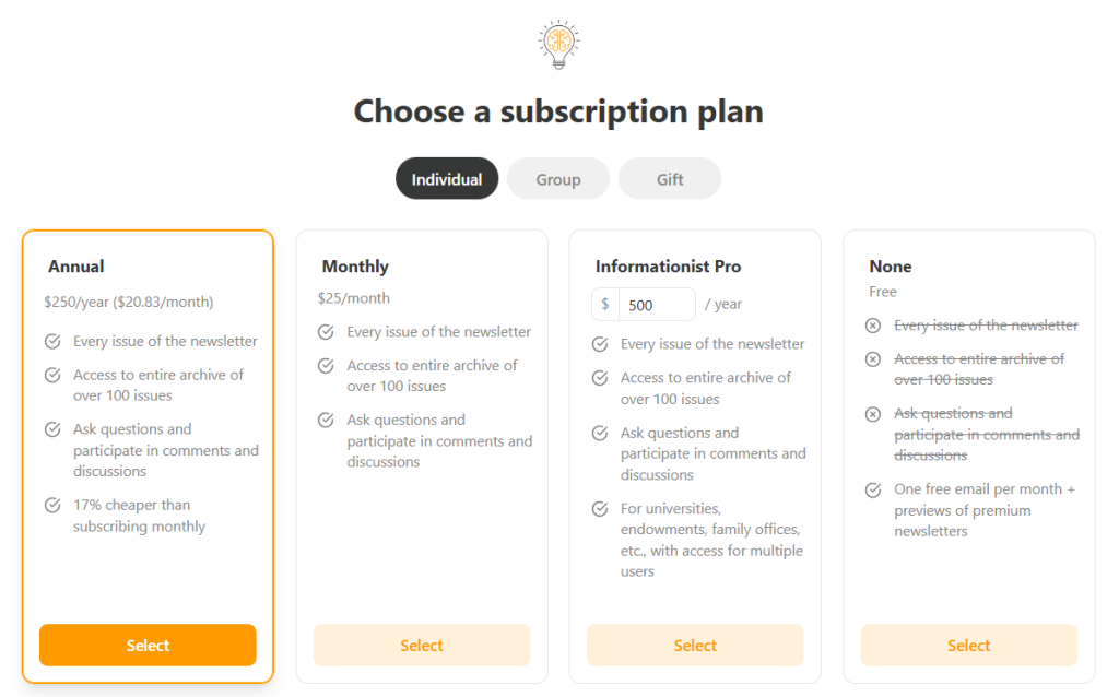 James_Lavish_The_Informationist_Newsletter_Paid_Subscription_Page