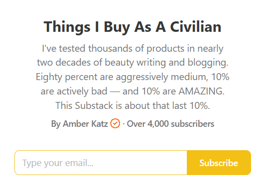 Amber_Katz_Things_I_Buy_as_a_Civilian_Newsletter_Landing_Page